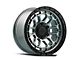 Reika R35 Rambler Gloss Graphite with Gloss Black Ring 6-Lug Wheel; 17x8.5; 0mm Offset (22-24 Bronco Raptor)