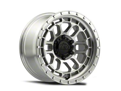 Reika R35 Rambler Machined Clear 6-Lug Wheel; 17x8.5; 0mm Offset (22-24 Bronco Raptor)