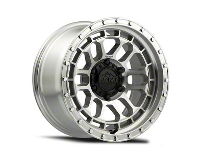 Reika R35 Rambler Machined Clear 6-Lug Wheel; 17x9; -12mm Offset (21-24 Bronco, Excluding Raptor)