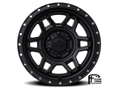 Reika R40 Trooper Satin Black 6-Lug Wheel; 17x8.5; 0mm Offset (21-24 Bronco, Excluding Raptor)