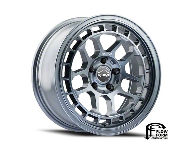 Reika R30 Drifter Graphite 5-Lug Wheel; 17x8; 20mm Offset (21-24 Bronco Sport)