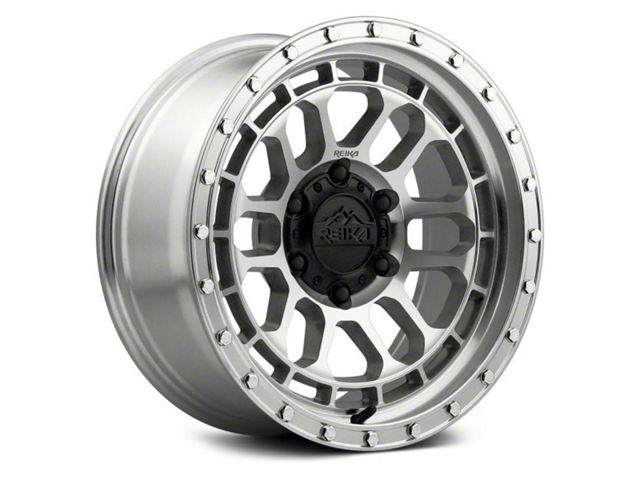 Reika R35 Rambler Machined Clear Wheel; 17x9 (20-24 Jeep Gladiator JT)