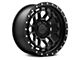 Reika R35 Rambler Satin Black Wheel; 17x9 (07-18 Jeep Wrangler JK)