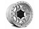 Reika R40 Trooper Machined Clear Wheel; 17x9; -12mm Offset (07-18 Jeep Wrangler JK)