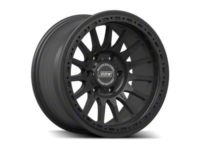 Relations Race Wheels RR7-H Flow Form Matte Black 6-Lug Wheel; 17x8.5; -12mm Offset (05-15 Tacoma)