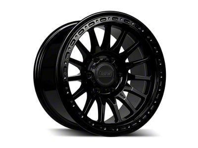Relations Race Wheels RR7-H Flow Form Gloss Black 6-Lug Wheel; 17x8.5; -12mm Offset (2024 Tacoma)