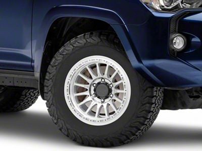 Relations Race Wheels RR7-H Flow Form Brushed Aluminum 6-Lug Wheel; 17x8.5; -12mm Offset (10-24 4Runner)