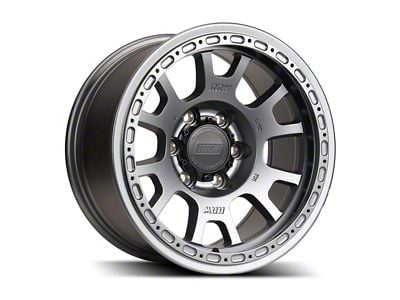 Relations Race Wheels RR5-H Matte Gunmetal 6-Lug Wheel; 17x8.5; -12mm Offset (21-24 Bronco, Excluding Raptor)