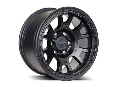 Relations Race Wheels RR5-H Matte Black 6-Lug Wheel; 17x8.5; 0mm Offset (16-23 Tacoma)