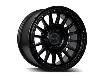 Relations Race Wheels RR6-H Matte Black 6-Lug Wheel; 17x8.5; 0mm Offset (16-23 Tacoma)