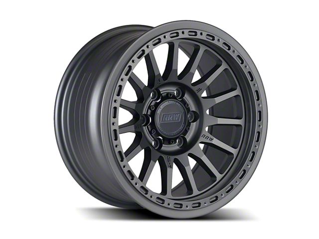 Relations Race Wheels RR7-H Flow Form Matte Gunmetal 5-Lug Wheel; 17x8.5; 0mm Offset (14-21 Tundra)