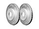 Series B100 Plain 65Lug Rotors; Front Pair (05-15 Tacoma)