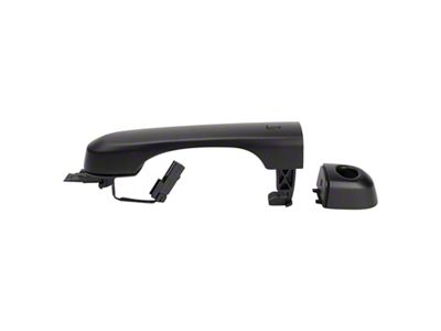 Exterior Door Handle; Front Driver Side; Black (15-21 Jeep Renegade BU w/ Keyless Entry & Keyhole)