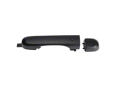 Exterior Door Handle; Front Passenger Side; Black (15-21 Jeep Renegade BU w/ Keyless Entry & w/o Keyhole)