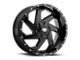 REV Wheels Off Road 895 Series Gloss Black 6-Lug Wheel; 20x9; -12mm Offset (2024 Tacoma)