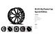 Revenge Luxury Wheels RL-105 Big Floater Black Machined 6-Lug Wheel; 28x9.5; 25mm Offset (2024 Tacoma)