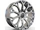 Revenge Luxury Wheels RL-105 Big Floater Chrome 6-Lug Wheel; 24x9; 25mm Offset (2024 Tacoma)