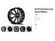 Revenge Luxury Wheels RL-105 Big Floater Gloss Black 6-Lug Wheel; 28x9.5; 25mm Offset (2024 Tacoma)