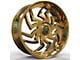 Revenge Luxury Wheels RL-107 Big Floater Gold 6-Lug Wheel; 24x9; 25mm Offset (22-24 Bronco Raptor)