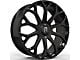 Revenge Luxury Wheels RL-105 Big Floater Gloss Black 6-Lug Wheel; 24x9; 25mm Offset (04-15 Titan)