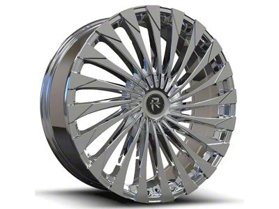 Revenge Luxury Wheels RL-106 Chrome 6-Lug Wheel; 24x9; 25mm Offset (04-15 Titan)