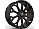 Revenge Luxury Wheels RL-105 Big Floater Gloss Black 6-Lug Wheel; 24x9; 25mm Offset (05-15 Tacoma)