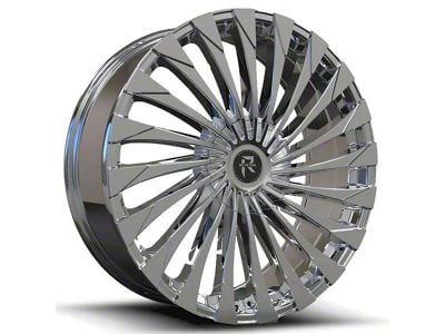 Revenge Luxury Wheels RL-106 Chrome 6-Lug Wheel; 24x9; 25mm Offset (21-24 Bronco, Excluding Raptor)