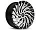 Revenge Luxury Wheels RL-101 Black Machined 6-Lug Wheel; 26x10; 25mm Offset (16-23 Tacoma)