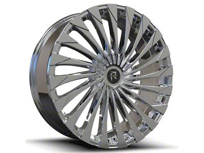 Revenge Luxury Wheels RL-106 Chrome 6-Lug Wheel; 24x9; 25mm Offset (16-23 Tacoma)