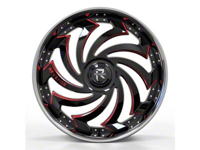 Revenge Luxury Wheels RL-108 Big Floater Chrome 6-Lug Wheel; 28x9.5; 25mm Offset (22-24 Tundra)