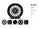 Revenge Off-Road Wheels RV-204 Black and Milled 6-Lug Wheel; 20x10; -19mm Offset (03-09 4Runner)