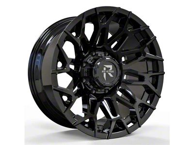 Revenge Off-Road Wheels RV-203 Gloss Black 6-Lug Wheel; 20x10; -19mm Offset (04-15 Titan)