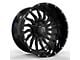 Revenge Off-Road Wheels RV-204 Gloss Black 6-Lug Wheel; 20x9; -12mm Offset (04-15 Titan)