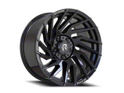 Revenge Off-Road Wheels RV-207 Gloss Black 6-Lug Wheel; 20x9; 0mm Offset (04-15 Titan)