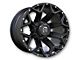 Revenge Off-Road Wheels RV-202 Satin Black with Dots 6-Lug Wheel; 20x9; 0mm Offset (05-15 Tacoma)