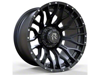 Revenge Off-Road Wheels RV-201 Satin Black with Dots 5-Lug Wheel; 20x9; 0mm Offset (07-13 Tundra)