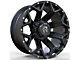 Revenge Off-Road Wheels RV-202 Satin Black with Dots 5-Lug Wheel; 20x10; -19mm Offset (07-13 Tundra)