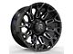 Revenge Off-Road Wheels RV-203 Black and Milled 5-Lug Wheel; 20x10; -19mm Offset (07-13 Tundra)