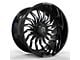 Revenge Off-Road Wheels RV-204 Black and Milled 5-Lug Wheel; 20x12; -44mm Offset (07-13 Tundra)