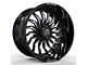 Revenge Off-Road Wheels RV-204 Black and Milled 5-Lug Wheel; 22x12; -44mm Offset (07-13 Tundra)