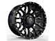 Revenge Off-Road Wheels RV-201 Black and Milled 6-Lug Wheel; 20x10; -19mm Offset (10-24 4Runner)