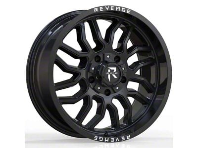 Revenge Off-Road Wheels RV-205 Gloss Black 6-Lug Wheel; 20x10; -19mm Offset (10-24 4Runner)