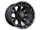 Revenge Off-Road Wheels RV-202 Satin Black with Dots 6-Lug Wheel; 20x9; 0mm Offset (2024 Tacoma)