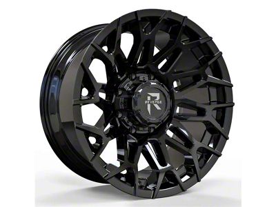 Revenge Off-Road Wheels RV-203 Gloss Black 6-Lug Wheel; 20x10; -19mm Offset (21-24 Bronco, Excluding Raptor)