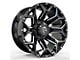 Revenge Off-Road Wheels RV-202 Black and Milled Wheel; 20x9; 0mm Offset (76-86 Jeep CJ7)