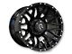 Revenge Off-Road Wheels RV-201 Gloss Black with Dots Wheel; 20x10; -19mm Offset (76-86 Jeep CJ7)