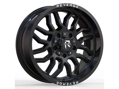 Revenge Off-Road Wheels RV-205 Gloss Black Wheel; 20x12 (20-24 Jeep Gladiator JT)