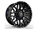 Revenge Off-Road Wheels RV-201 Black and Milled 6-Lug Wheel; 20x10; -19mm Offset (16-23 Tacoma)
