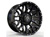 Revenge Off-Road Wheels RV-201 Black and Milled 6-Lug Wheel; 20x9; 0mm Offset (22-24 Tundra)