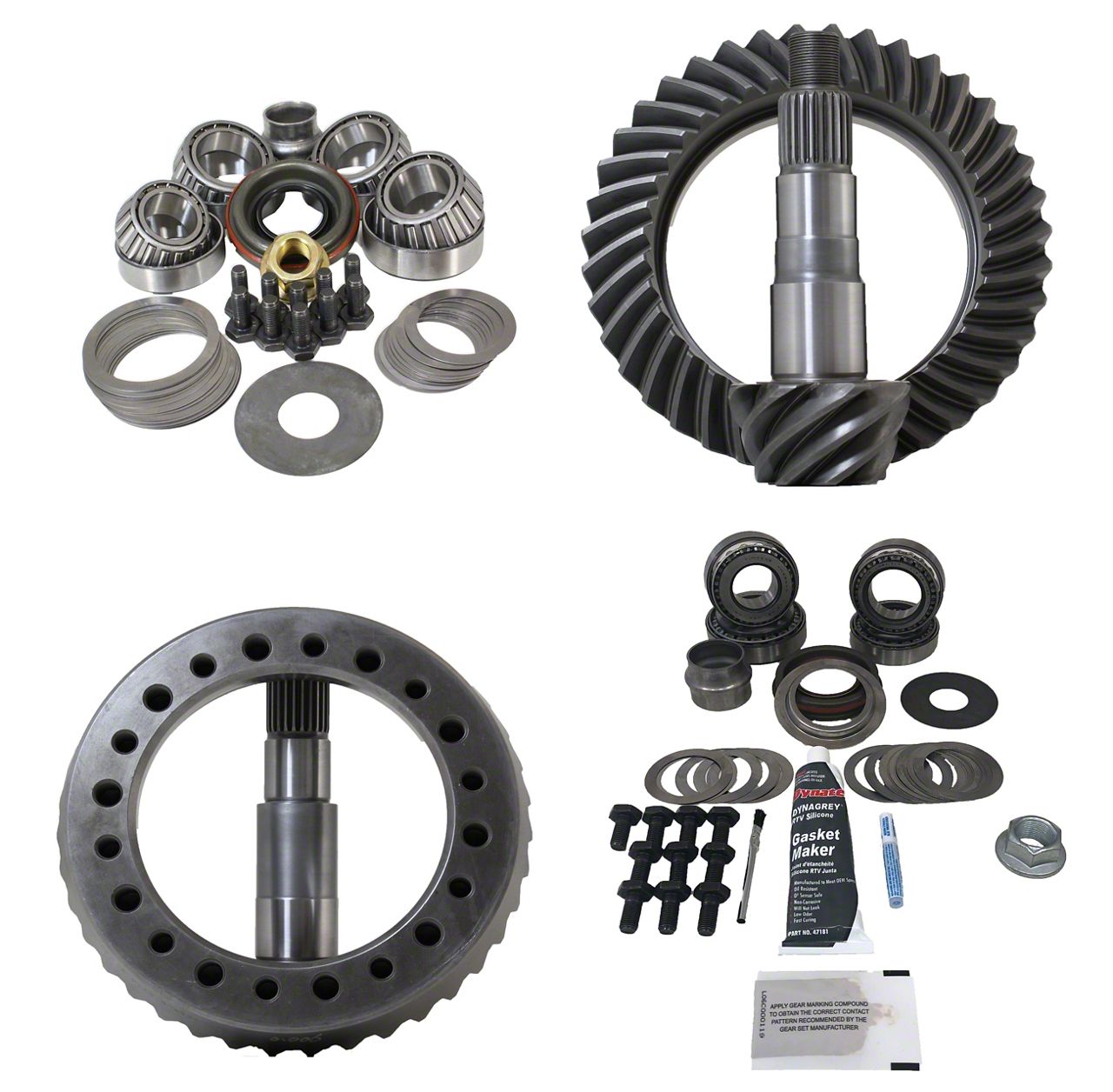 Revolution Gear & Axle Jeep Wrangler Dana 30F/44R Ring Gear and Pinion ...